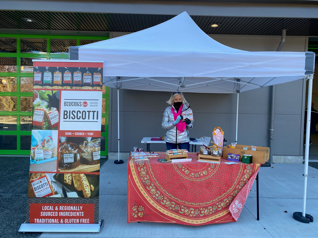 Visit with us and try our Biscotti!