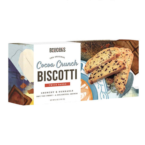 Bellicchi's Classic Cocoa Crunch Biscotti